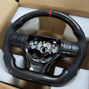 Volante de Cuero y Fibra de Carbono para <span class=keywords><strong>Lexus</strong></span> <span class=keywords><strong>LC</strong></span> <span class=keywords><strong>500</strong></span> 500h 2016-2026, Mejora Interior, Volante Personalizado de Fibra de Carbono - Product Image 2