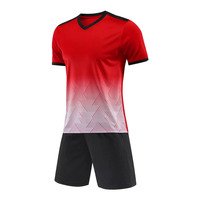 Uniforme de Fútbol de Poliéster de Secado Rápido OEM/ODM, Ropa Deportiva, Conjunto de Camiseta de Fútbol de Punto en Blanco al por Mayor