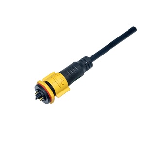 M20 erkek hat paneli-montaj 2/3/4 çekirdek IP67 su geçirmez fiş erkek/kadın itme-çekme kendinden kilitleme PVC bilgisayar kullanımı kablo konektörü - Product Image 4