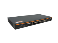 Switch gestionné Gigabit 24 ports TiNCAM avec 2 ports SFP pour liaison montante, pour réseau d'entreprise