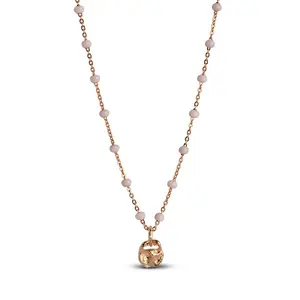 Milskye Luxury Gorgeous Original 925 Silver 18K Gold Small Enamel Ball Jewelry Gold Plate Exquisite Necklace