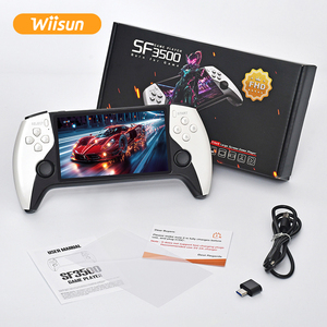 เครื่องเล่นเกมพกพา SF3500 ขนาด 5 นิ้ว ความละเอียดสูง ความจุ 64GB แบตเตอรี่ 3000mAh ระบบปฏิบัติการ Linux มีเกมให้เล่น 20000 เกม เครื่องเล่นวิดีโอเกมพกพา คอนโซล Wiisun - Product Image 1