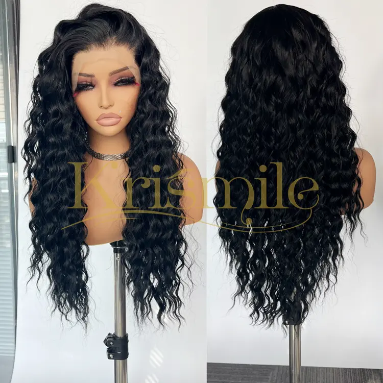 Calor Seguro Glueless Big Curly Perucas para Mulheres Negras Lace Front Sintético Lace Front Peruca Pré Arrancadas Lace Front Perucas Curly Hair