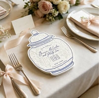 Invitations de mariage de luxe personnalisées, suite de cartes de mariage imprimées, cartes de réservation, RSVP, menu, cartes de détails, impression typographique et gaufrage