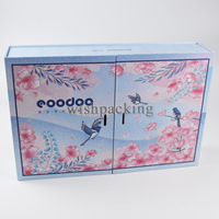 Boîte d'emballage en papier FSC pour bébé ensemble de vêtements nouveau-né costume boîte cadeau enfants bienvenue cadeau boîte d'emballage haut de gamme