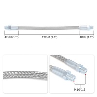 Kit de tuyau de dérivation du corps de papillon pour la tête de cylindre LS, port de vapeur de liquide de refroidissement, pour série GM LS1, LSX, LM7, LR4, LQ4, LS6, L59, LQ9, LM4, L33