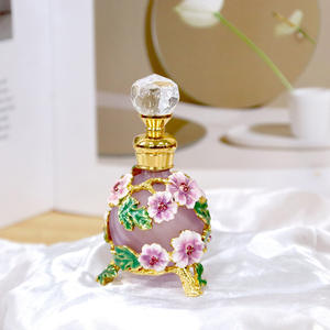 Botella redonda de 15 ml, estilo vintage, pequeña botella redonda de esmalte Zouju, pequeño subenvase para perfume, aceite esencial. - Product Image 4