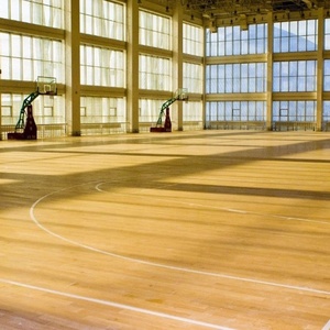 พื้นไวนิลกันลื่นสำหรับฝึกบาสเก็ตบอลในร่มพื้นไวนิลกันลื่น SPC ต้านทานการสึกหรอวอลเล่ย์บอลห้องฝึกเต้น - Product Image 5