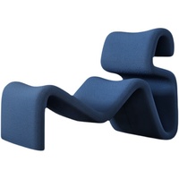 Fauteuil de relaxation moderne, style nordique simple, en verre et bois massif, pour balcon, salon, bureau à domicile, mobilier de maison