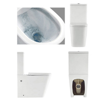 WC monobloc sans bride à double chasse 4,6/3L, avec sortie latérale, certifié 4 étoiles WELS, conforme WaterMark et aux normes australiennes