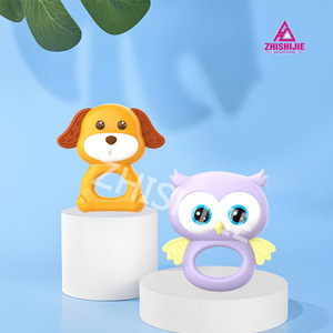 Hochets et anneaux de dentition musicaux en plastique pour bébé Offre Spéciale meilleurs cadeaux pour bébés <span class=keywords><strong>jouet</strong></span> musical gonflable - Product Image 4