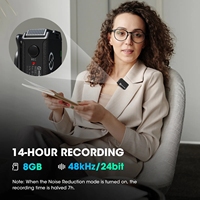 Hollyland Lark Max 250m 820ft Portée Téléphones Caméras Vidéo Professionnel Sans Fil Lavalier Microphone Mic