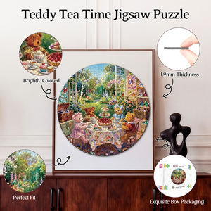 Puzzle en papier personnalisé par le fabricant, 1000 pièces, motifs de personnages adorables, pour enfants - Product Image 2