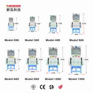 Shinho Machine industrielle automatique de broyeur de déchets en plastique PP PET Broyeur de bouteilles en ABS Des prix compétitifs Écrase PVC PP PET - Product Image 5