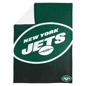 Özel Futbol 32 Takımlı Battaniye Flanel Bebek Battaniyesi Öğle Arası Kanepe Yatak Örtüsü Battaniyesi New York Jets Gradyan Renkli - Product Image 2