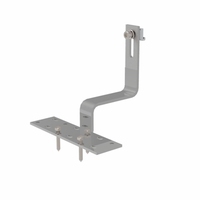 Support plat réglable en métal pour panneaux solaires, crochets de fixation pour toit, support de montage pour panneaux solaires sur toit en tuiles