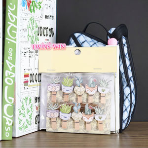 Joli design, achat <span class=keywords><strong>en</strong></span> <span class=keywords><strong>ligne</strong></span>, <span class=keywords><strong>cactus</strong></span>, clip <span class=keywords><strong>en</strong></span> bois, 10 pièces, 371 - Product Image 4