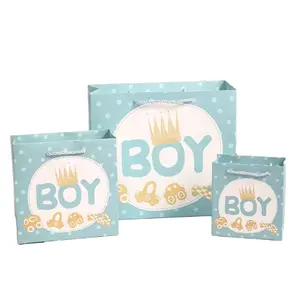 Wholesale Bulk Baby Kids Happy Birthday Holiday Party Favor Funny Souvenir Paper Christmas Gift Bags