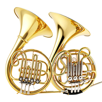 OEM Bb Tones 4 Keys Single and Double Row French Horn Brass Instrument Wholesale