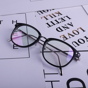 Acétate granule Noir Cadres Optiques Avec Logo <span class=keywords><strong>Monture</strong></span> de lunettes En Plastique Transparent Montures De Lunettes - Product Image 5