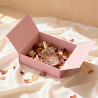 Boîte à double porte rigide en carton ondulé pour cadeau de bougie haut de gamme, taille personnalisée, emballage de luxe, gaufrage, laminage mat, doublure en éponge