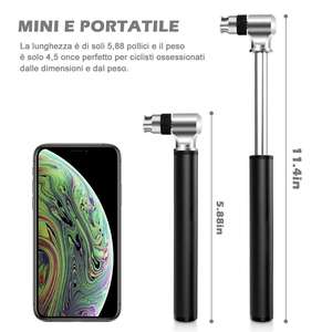 Portable Mini 300 Psi Haute Pression Main Vélo Gonfleur Lumière Vélo De Route <span class=keywords><strong>VTT</strong></span> Pompes À Air avec Presta Schrader <span class=keywords><strong>Valve</strong></span> Type - Product Image 3