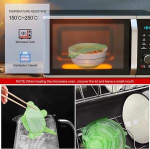 Reusable Expandable Grade Silicone Cover Lid for Keeping Food Fresh - Product Image 6