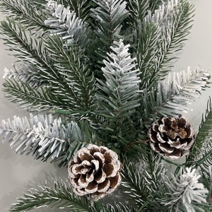 <span class=keywords><strong>Guirlande</strong></span> <span class=keywords><strong>de</strong></span> Noël artificielle avec lumières, <span class=keywords><strong>guirlande</strong></span> <span class=keywords><strong>de</strong></span> pin enneigée avec pommes <span class=keywords><strong>de</strong></span> pin pour la décoration du foyer, du manteau <span class=keywords><strong>de</strong></span> <span class=keywords><strong>cheminée</strong></span> et <span class=keywords><strong>de</strong></span> la porte - Product Image 2