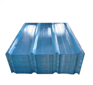 Renk kaplı levhalar mavi Metal galvanizli çelik çatı panelleri