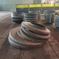 Couverture d'extrémité anti-corrosion à tête plate pour réservoir de stockage auxiliaire pétrochimique à connexion soudée Q245R Q345R