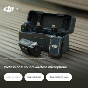 <b>Wireless</b> Lavalier Microphone D JI <b>Mic</b> 2, Professional Condenser <b>Mic</b>, Lightweight, USB & Noise Cancelling - Product Image 3