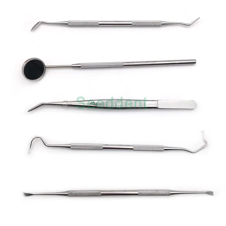 Alat bedah gigi pembersih bedah gigi, Kit kebersihan gigi/Kit Scaler instrumen gigi