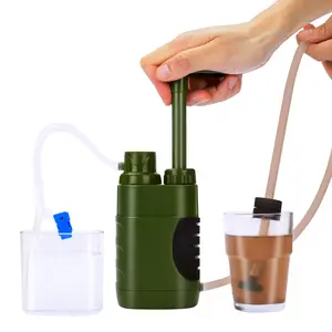 freiluft-wasserreiniger tragbarer filtrations-reinigungspur life outdoor survival trinkwasserfilter patrone strohhalm