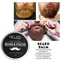 Oem Melao-Eau de Cologne Naturelle Biologique pour Croissance de la Barbe, Baume à Barbe, Cire pour Homme Après Rasage, Moustache, Adoucissement, Hydratation