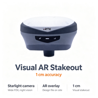 Hi Target IRTK20 Peralatan Survei Penerima GNSS RTK Multi-Konstelasi Frekuensi Ganda Presisi Tinggi Pengoperasian Mudah IMU Tilt