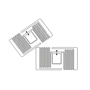 Impinj Monza R6/r6-p cips UHF RFID etiket 22x12.5mm Monza R6 perakende yönetimi için kuru/ıslak kakma