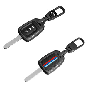 Compatible avec la coque de clé de voiture en cuir - Porte-clés de luxe en alliage de zinc résistant aux rayures pour Accord Civic CR-<span class=keywords><strong>V</strong></span> <span class=keywords><strong>HR</strong></span>-<span class=keywords><strong>V</strong></span> Pilot - Product Image 5