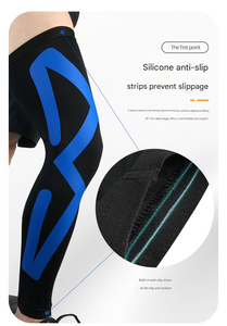 Genouillères élastiques de compression en gros pour protéger les mollets et les cuisses, soutien du genou - Product Image 3