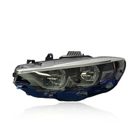 Accesorios para Automóviles SJC para BMW Serie 4 F32 M3 F80 M4 F82 2013-2017, Faros Delanteros LED DRL Dobles Amarillos y Blancos de Estilo Actualizado V2