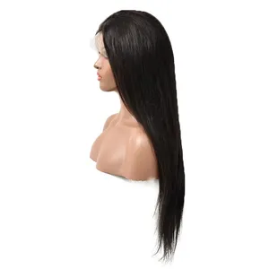 14A Luxury European human hair 13X6 HD straight lace frontal wig Malaysian human hair for Wholesale cost price