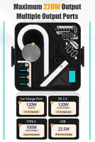 Chargeur portable batterie de secours externe affichage LED haute capacité 80000Mah 300W Station de batterie externe