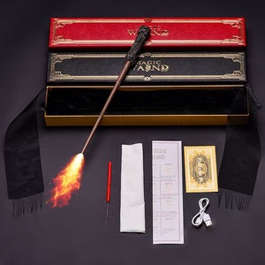 Rechargeable for Style <strong>Fire</strong> for <strong>Wand</strong> with <strong>Shooting</strong> Flame-Resin Material Unisex Cosplay Toy for Ages 5+ - Product Image 4