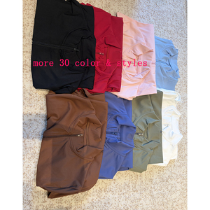 Setelan Yoga Loungewear Wanita LULUDARLING <span class=keywords><strong>2</strong></span>-Potong, Jaket Jogger Polos dengan Celana Flare, Pinggang Elastis, Pakaian Fitness Musim Gugur - Product Image 4