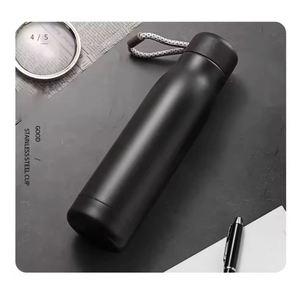 Bouteille isotherme sport en acier inoxydable double paroi grande capacité, nouveau design portable avec cordon, cadeau idéal pour homme - Product Image 6