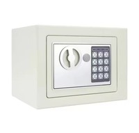 Coffre-fort électronique pour bureau à domicile, double accès, code numérique, serrure à clé, armoire de sécurité ignifuge pour objets de valeur, documents, bijoux, argent liquide