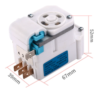 Minuterie de dégivrage en plastique pour réfrigérateurs TMDE802ZC1 TMDF603AD1 TMDF702ZH2 TMDF702ZD1 TMDE706SC-Refrigeration pièces d'échange de chaleur