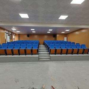 Asientos Plegables de Tela Azul Minimalistas Modernos para Teatro, Iglesia, Auditorio, Cine y Escuela con <span class=keywords><strong>Tablero</strong></span> de Escritura, Precio al por Mayor - Product Image 6