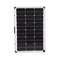 Panneau solaire photovoltaïque monocristallin tout noir économique fabriqué en Chine avec support 100w 18v pour balcon