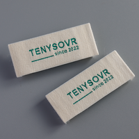 Offre Spéciale de machine d'impression de logo d'étiquettes de vêtement en satin tissées personnalisées en gros