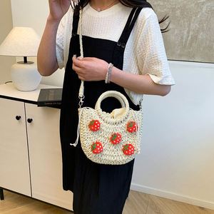 Nouveau Sac à Main Tricoté pour Femme, Porté Épaule, Design Panier de Légumes Haut de Gamme, Idéal pour Employées de Bureau et Plage, en Polyester - Product Image 3